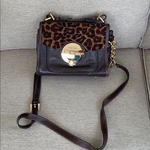 Michael Kors leopard crossbody